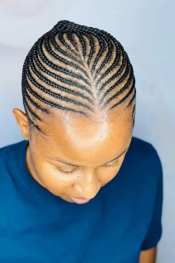 Free-hand fishbone example 1